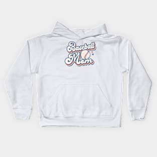 Baseball Mom Kids Hoodie